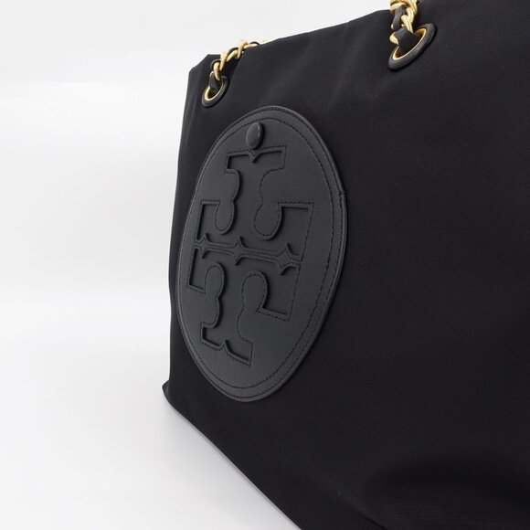 Tory Burch Ella Chain Tote Bag Black OS - Picture 11 of 16